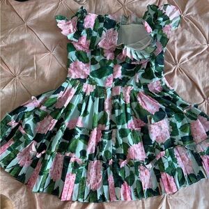 Floral Ruffle Kids Dress